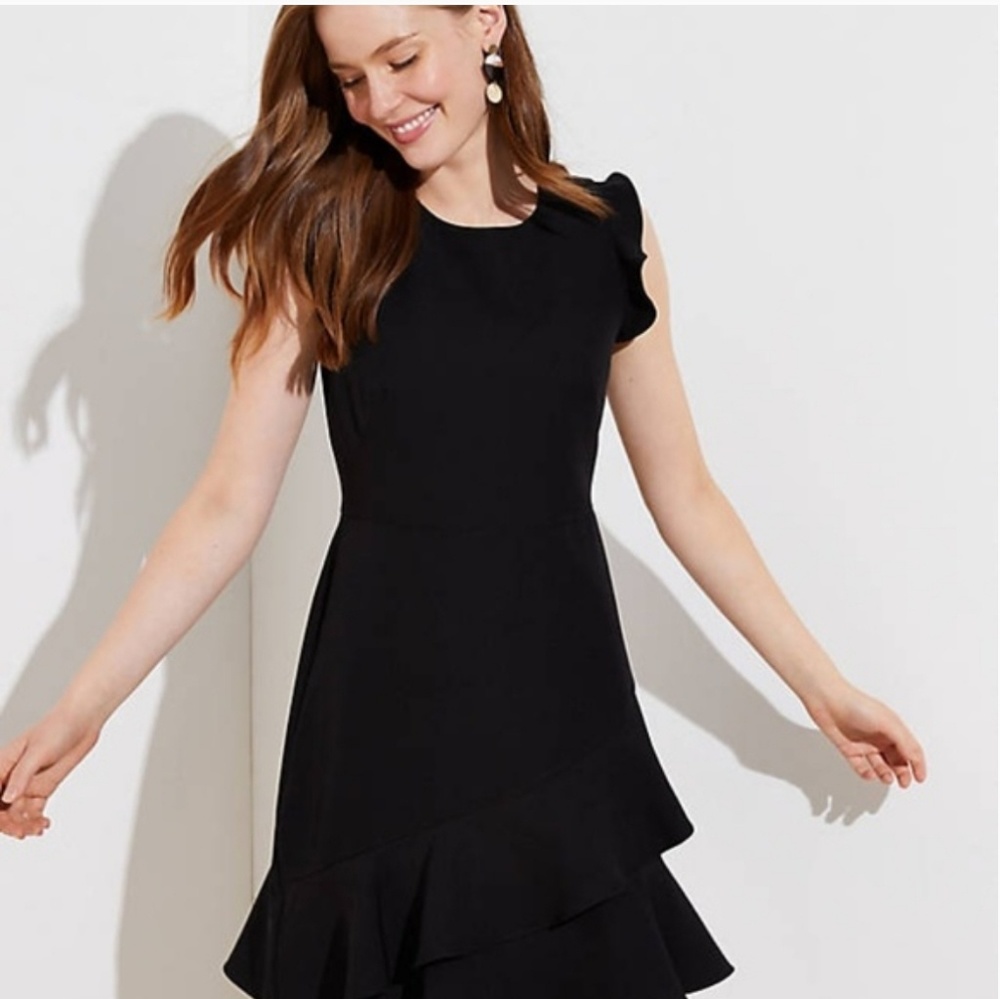 Loft Flounce Flare Dress